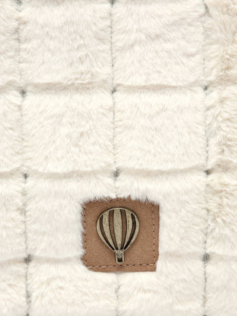 Schoudertas Quadri Le voyage en panier Beige quadri AHP271 ander zicht 3